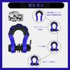 Car Shackle Tow Trailer Hitch Hook with Towing for with Protective Hook, 8-Ton D-Ring, 8-Ton Capacity, Carts, Trucks, Off-Road Camping, Cover,