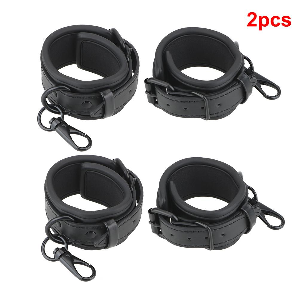 Sexy Adjustable Leather Handcuffs For Sex Toys For Woman Couples Hang Buckle Link  Bondage Restraints Exotic Accessories