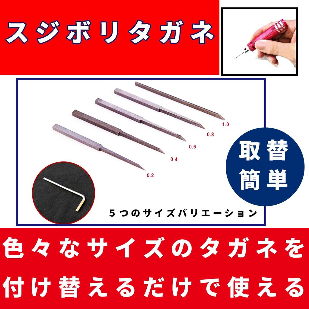 TOMMYFIELD Score Carving Chisel Plastic Model Score Carving BMC Chisel
