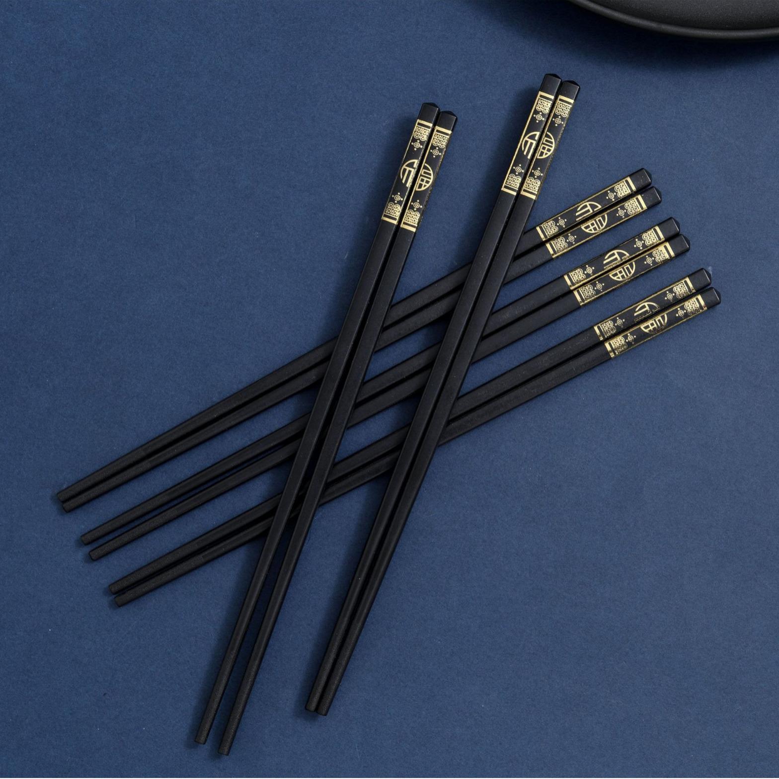 

Exclusive High-End Alloy Chopsticks: Heat-Resistant, Elegant Design - 0.01 Shipping Offer