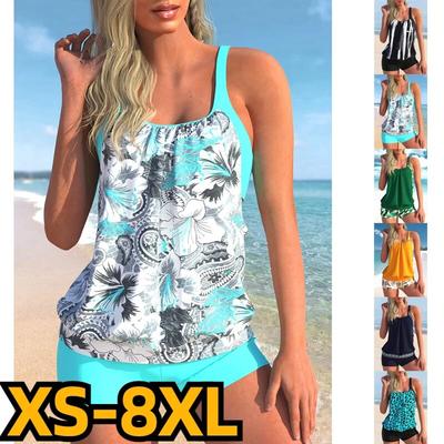 Maillots de bain été nouveau Design impression maillot de bain maillots de bain femmes Sexy mode maillot de bain deux pièces ensemble Tankini femme Monokini
