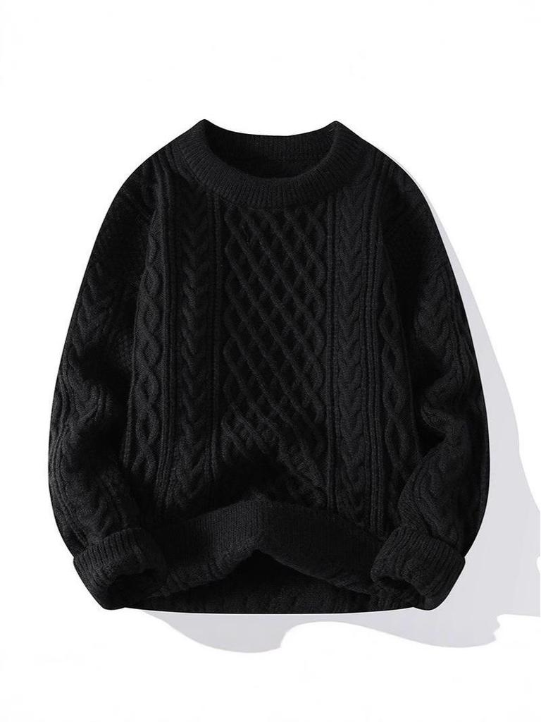 Herren Trendy Locker Geschnittener Strickpullover - Herbst/Winter Mode 2024