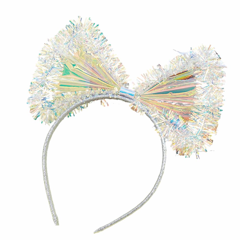 Flashing Light Up Hair Hoop LED Glowing Crown Luminous Laser Headband  Christmas Celebration