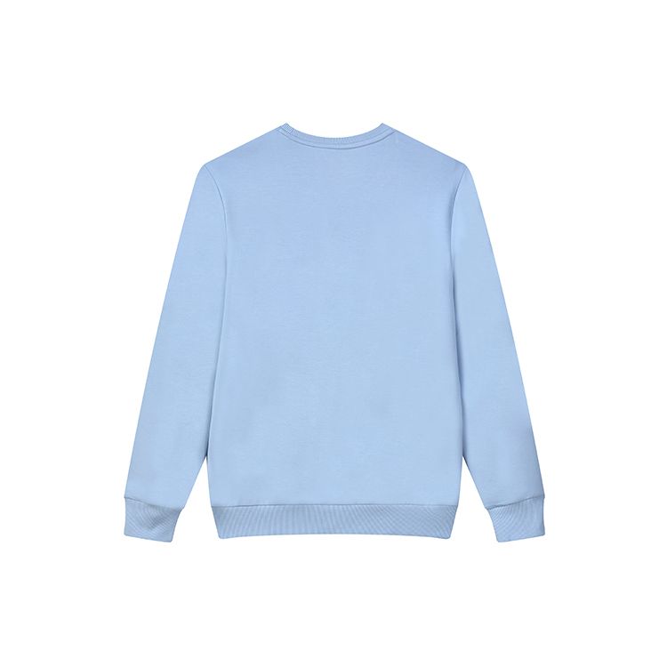 Fila Logo American Style Printed Casual Crew Neck Sweatshirt Men Sweatshirt Opal-Blue F11M038210GLB