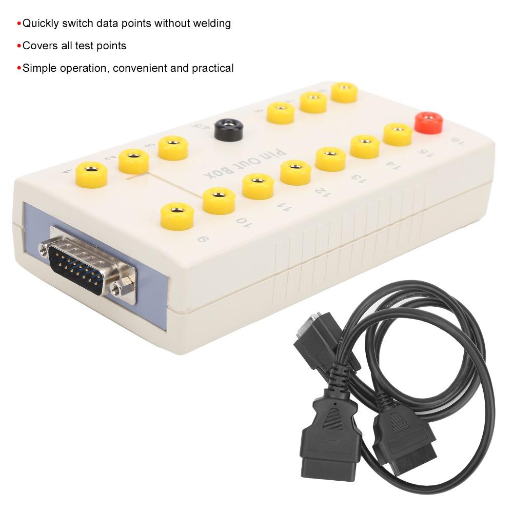 16 Independent Jack Terminals OBD2 Diagnostic Cable  OBD Socket Failure Checking
