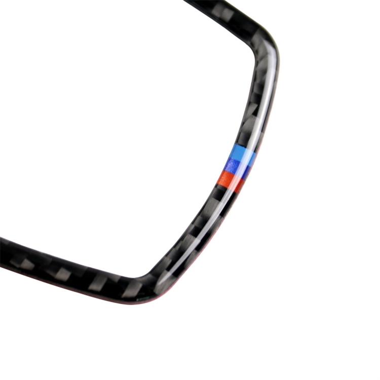 Dreifarbiger Karbonfaser Auto Multimedia Rahmen Dekorativer Aufkleber für BMW X3 / X4 / X5 / X6 / F07 / F10 / F15 / F16 / F20 / F25 / F26 / F30 / F34