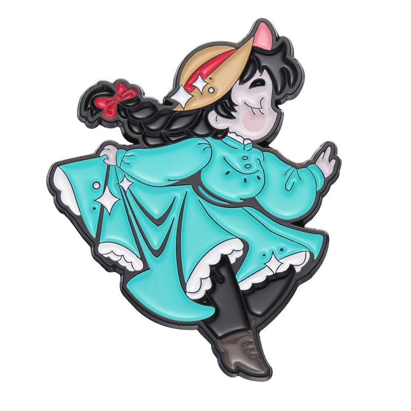 Cartoon Design Creative Brooch Pins With Eyecatching Colors And Unique Styles Ideal For Anime And Fashion Lovers