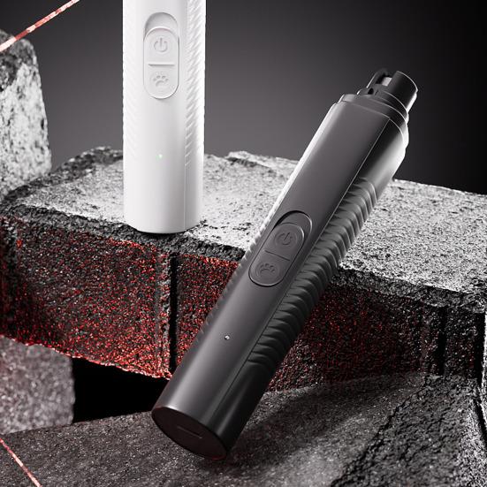 Electric Pet Nail Grinder USB Rechargeable Dog Nail Trimmer with LED Light 3 Grinding Methods Silent Portable Nail Grinder for Small to Large Dogs