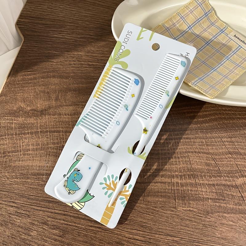 

2 шт./Набор Милый мультяшный декор Парикмахерская расческа Портативный Антистатический Набор расчесок для укладки волос