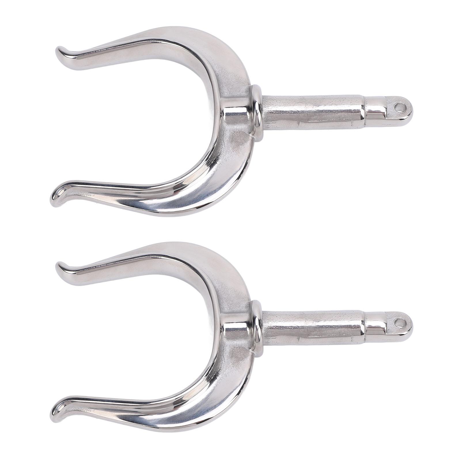 

2 шт. Уключина для лодки, сверхпрочная, универсальная посадка, вал 1/2 дюйма, нержавеющая сталь 316, уключина для морской воды, рафта, каяка