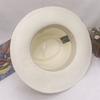 Self-Produced Fine Straw Top Hat Versatile Travel Visor, Flat-Brimmed Panama Straw Hat, Breathable Sunscreen Hat