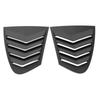 1 P  Rear Window Louver Left Right Scratch Resistant Side Window   Vent Louvers Scoop Cover Blinds for 5 Series F10 2011 to 2017