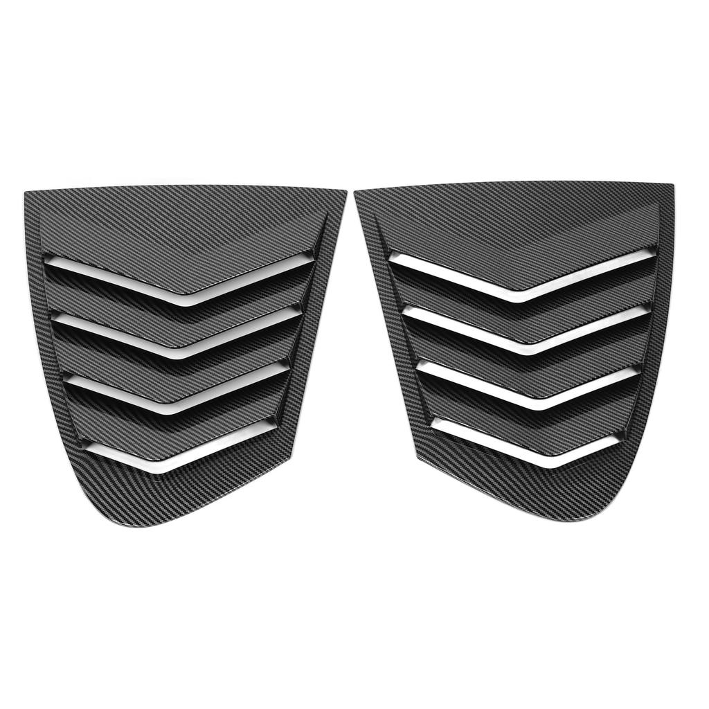 1 P Rear Window Louver Left Right Scratch Resistant Side Window Vent Louvers Scoop Cover Blinds for 5 Series F10 2011 to 2017