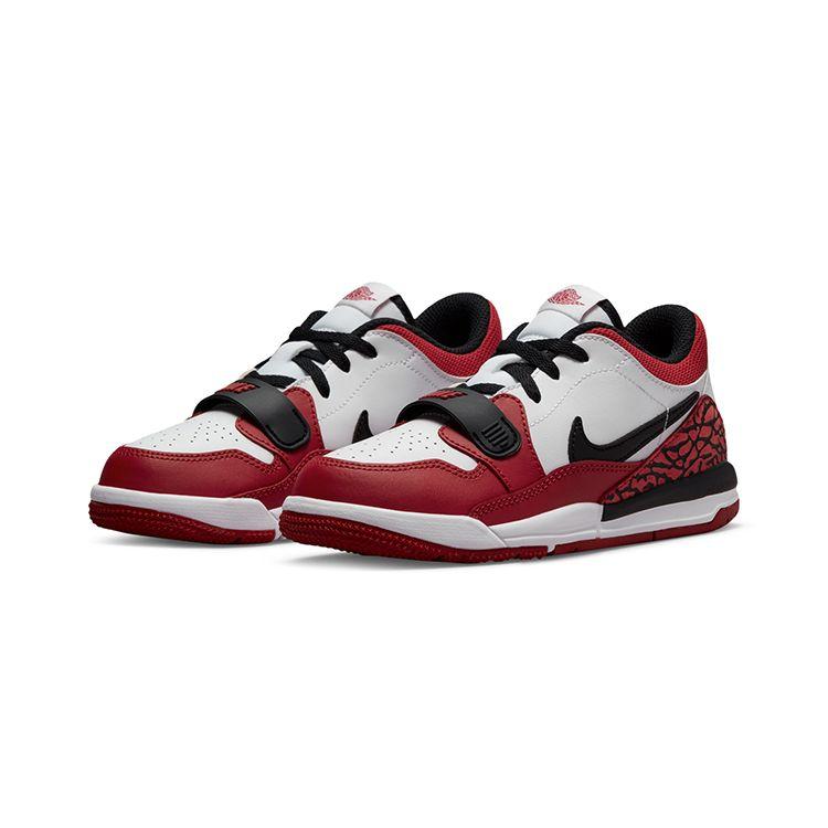 Air Jordan Legacy 312 Low PS Chicago Red Kids Sneakers White Black Gym-Red CD9055-116
