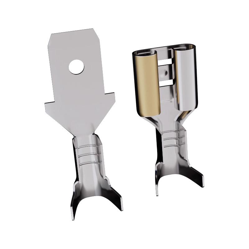 

6.3 Мідні клеми з лопатевими контактами для швидких з єднань проводів 2.8 Plug + Sheath (100 sets)