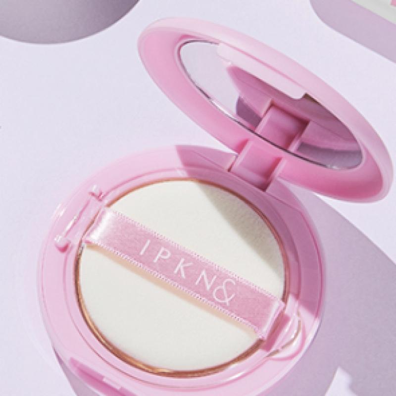 Daiso [released] LarGer Personal Tone CorrectinG Blur Pact 5.5 G  Lavender 