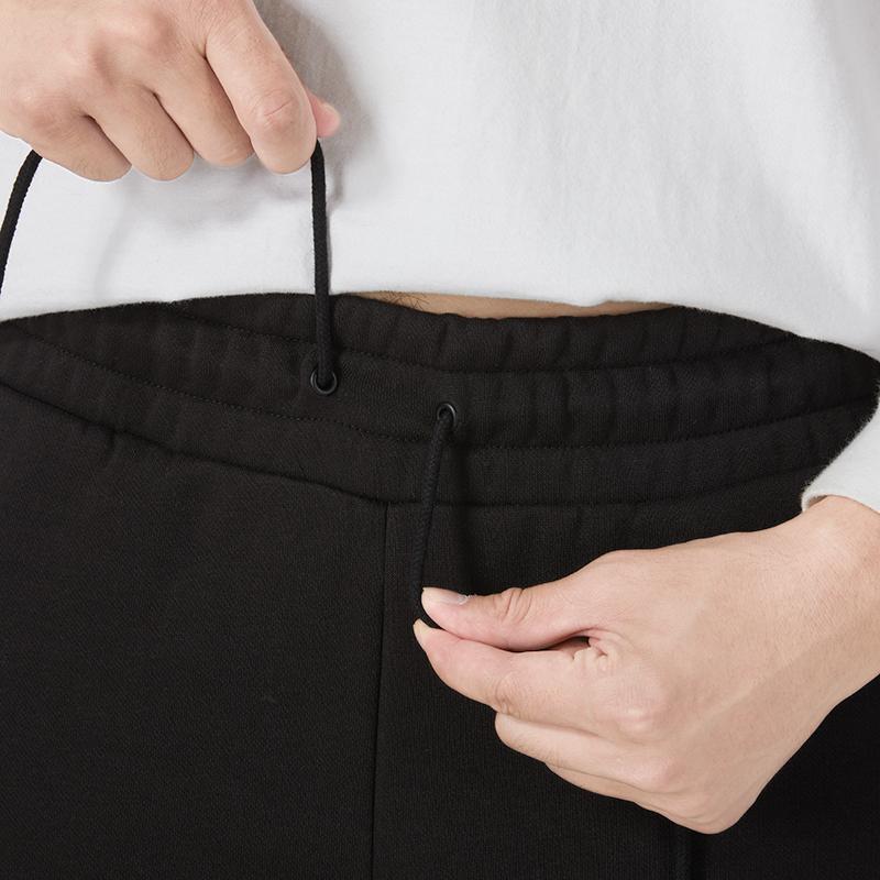 Puma Side Letter Print Mid Waist Casual Knit Sports Pants Men Pants Black 678362-01