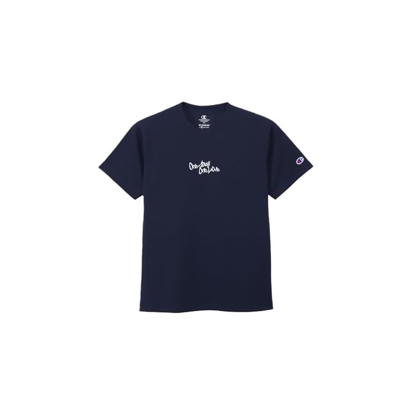[Champion] Kids Short-Sleeve Crew Neck T-Shirt, Antibacterial, Odor-Resistant, Quick-Drying, UV Protection, Highly Breathable, Script Logo Print,