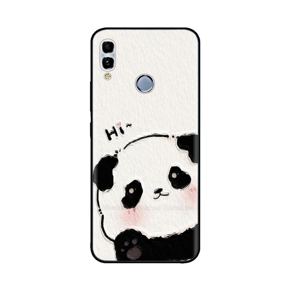 For Huawei P Smart 2019 Case Phone Cases Funny Camera Protection Soft Silicone Back Cover For Huawei P Smart 2019 Shell Fundas