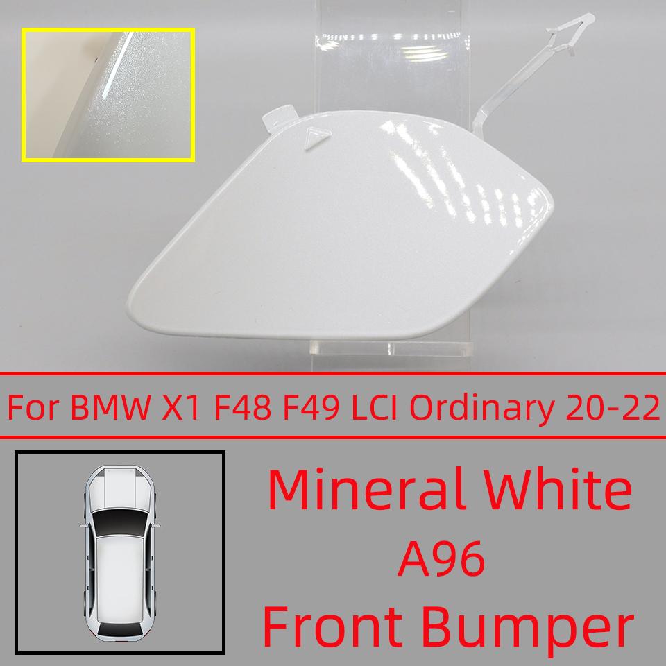 Front Bumper Towing Hook Cover For BMW X1 F48 F49 LCI 2019-2022 Tow Hauling Eye Trailer Cap Housing Shell Painted Car Accessorie