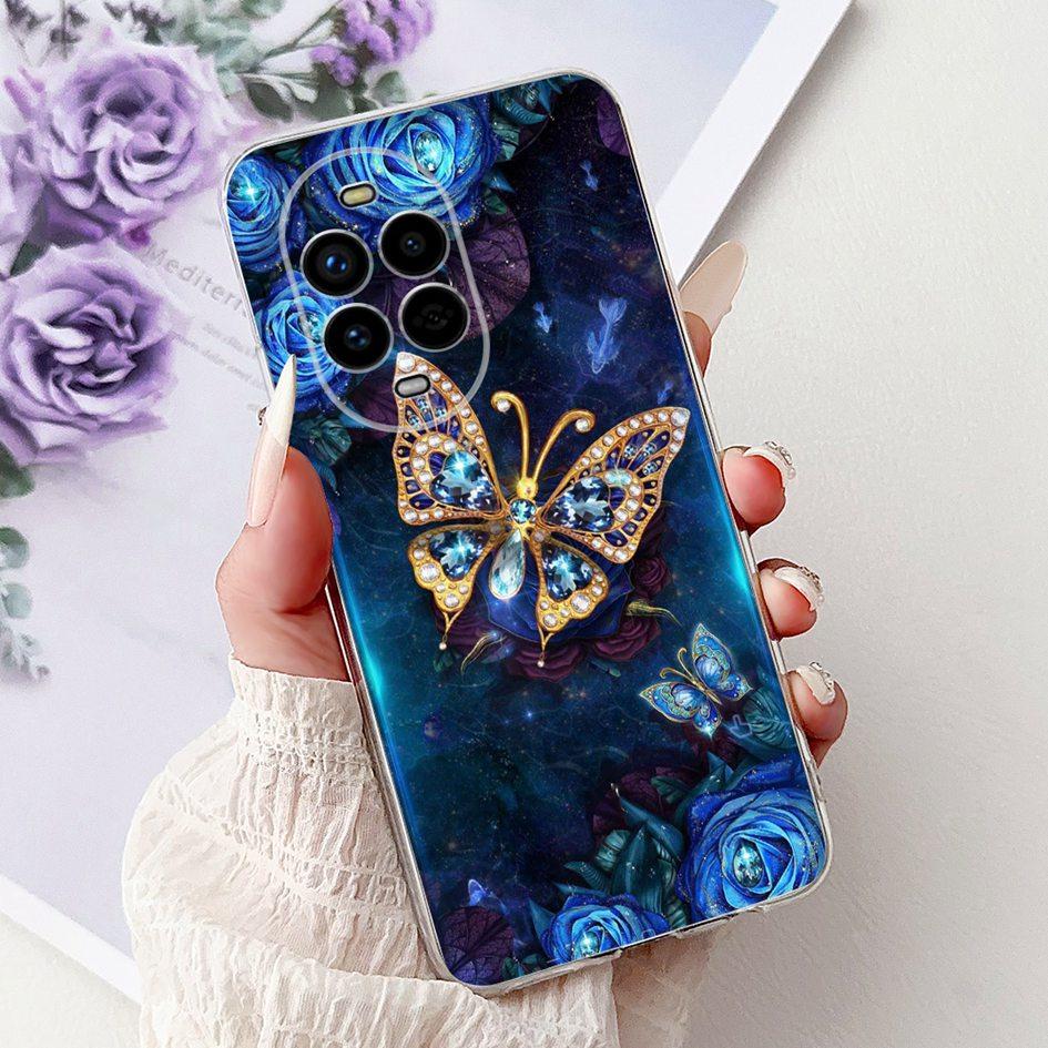 For Huawei Nova 13 Case Nova13 5G Cover BLK-AL80 Funda Popular Flower Butterfly Soft Clear Silicone Cases For Nova 13 Pro Bumper
