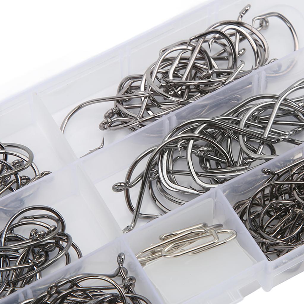Fishing Hook 7384 Octopus Circle Fishing Hooks High Carbon Steel with Barb for Saltwater Freshwater