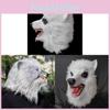 New Plush Gray Wolf Mask Halloween Party Animal Costume With Diy Fun For Cosplay Events