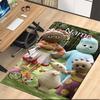Tappeto Stampato In the Night Garden con Nome Personalizzato, per Sedia da Ufficio Soggiorno Camera da Letto Cucina Decorazioni Regali.