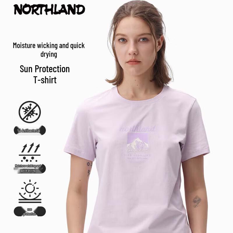 NORTHLAND Women s Quick-Dry Short Sleeve T-shirt 165/88A
