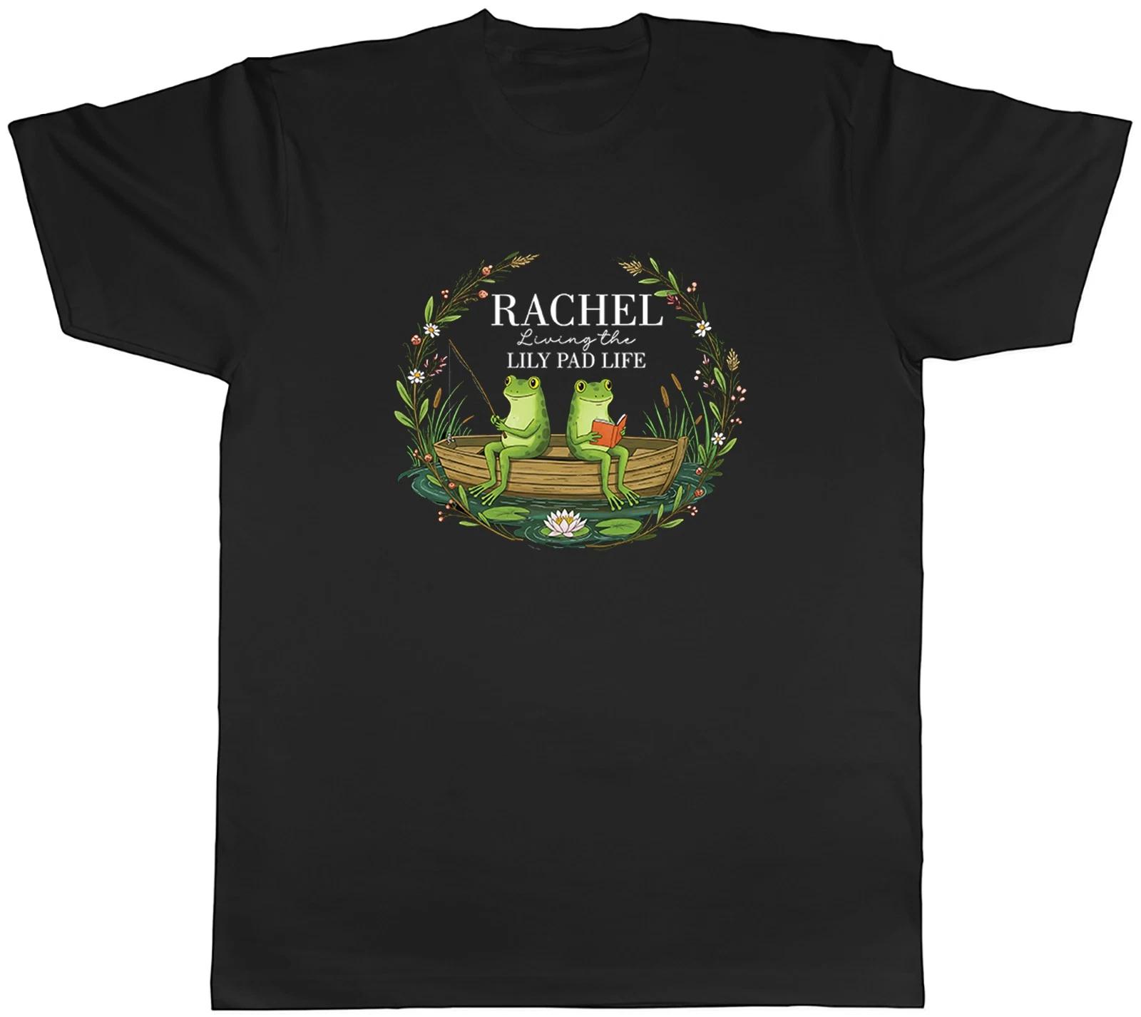 Personalised Living the Lily Pad Life Funny Frogs Mens T-Shirt Tee Gift Top S