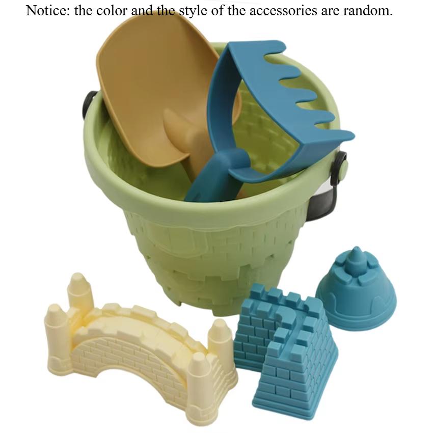 Children's Castle Sand Digging Sets Sand Scoop Summer Toy Beach Toys Sand Box for Kids Outdoor Baby Educational Interactive Gift