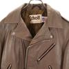 SCHOTT Made In USA Leather Double Riders Jacket 40 Gurege Men's Used