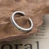 Orris Toe Ring, 925 Sterling Silver, Adjustable Size, Simple Design, for Men and Women