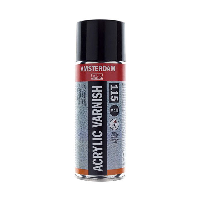 Matte Acrylic Varnish 115 - 400 Ml Spray Can - Amsterdam