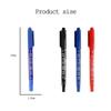 10Pcs Oily Waterproof Permanent Marker Black Ink Oil Marker Pen New Drawing Pens  Office Supplies