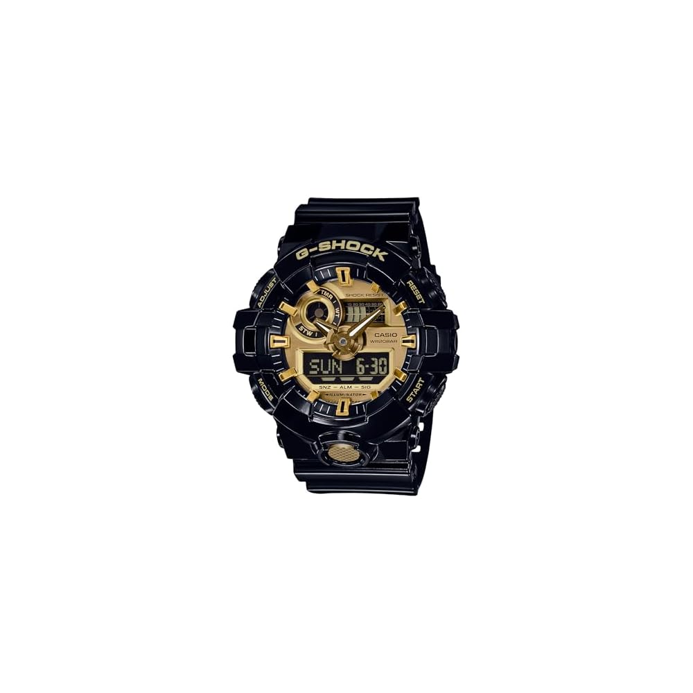 Casio G-Shock GA-710GB-1AJF Men s Watch Black Analog Digital Waterproof