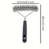 Barbecue Cleaner Long Handle Y-shaped Curling Brush Suitable for Outdoor Barbecue Stainless Steel Brush Non Stick Cleaning Brush