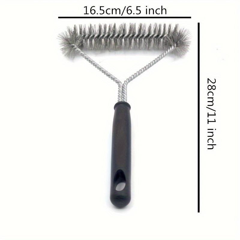 Barbecue Cleaner Long Handle Y-shaped Curling Brush Suitable for Outdoor Barbecue Stainless Steel Brush Non Stick Cleaning Brush