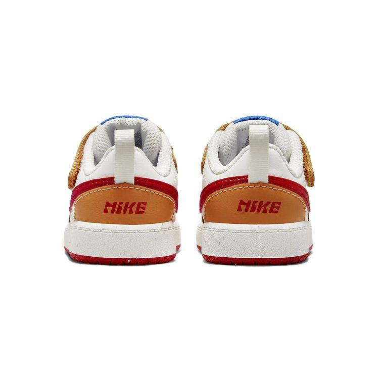 Nike Court Borough Low 2 TD Sail Hot Curry Baby Sneakers Cream Game-Royal University-Red BQ5453-119