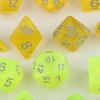 14 Pieces Polyhedral Dices Set Acrylic D4-d20 Game Playing Multi Sided for