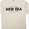 New Era Logo Loose Fit Round Neck Short Sleeve T-Shirt Unisex T-Shirts Beige 14112257