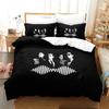 3D Printed Arctic Monkeys Music Band Bedding Set Duvet Cover Bed Set Quilt Cover Pillowcase Comforter King Queen Size Boys Adult