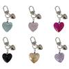 Heart Keychains Handmade Key Jewelry Heart Key Holder Alloy Material Key Ornament Bag Pendant Perfect Gift for Woman Man