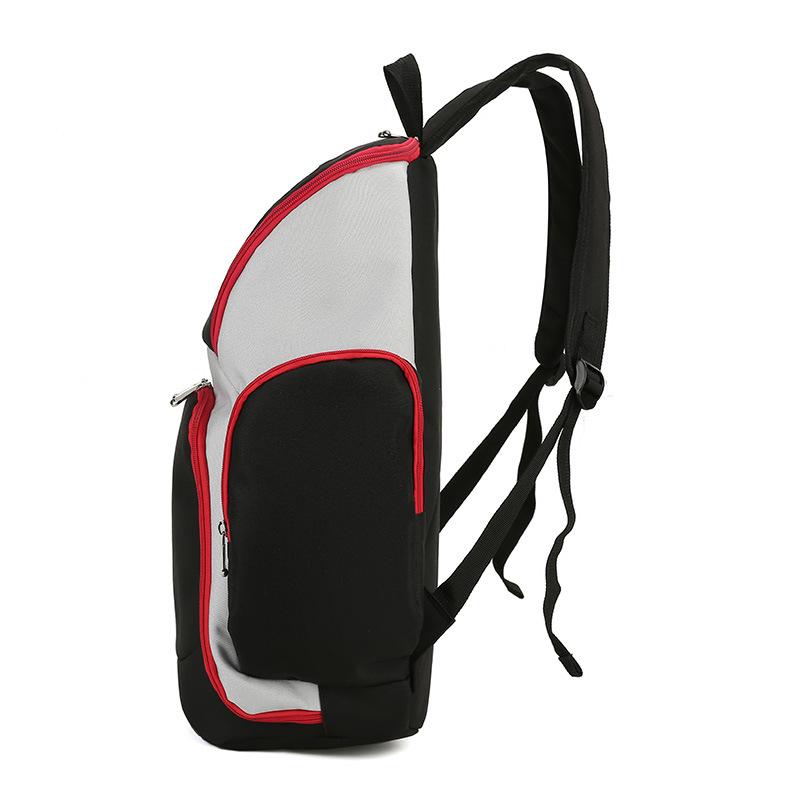 Mochila de fútbol Fengdong, bolsa de transporte para pelotas de baloncesto, Mochila deportiva ligera impermeable a la moda, mochila escolar de gran capacidad para hombres