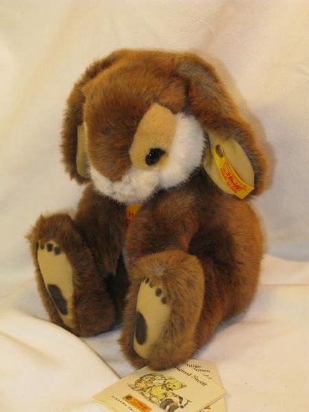 Steiff Animal Rabbit 21cm - "Hoppel Brown"