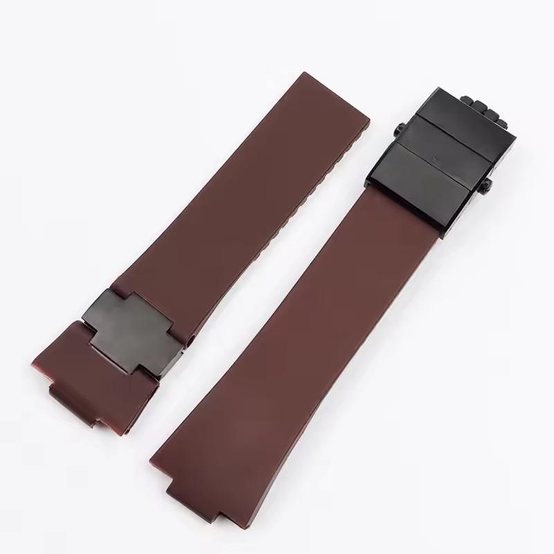Silicone Watch Strap for Athens Observation Navigation 1183 Men's Women's Waterproof For Ulysse Nardin Rubber Watchbands