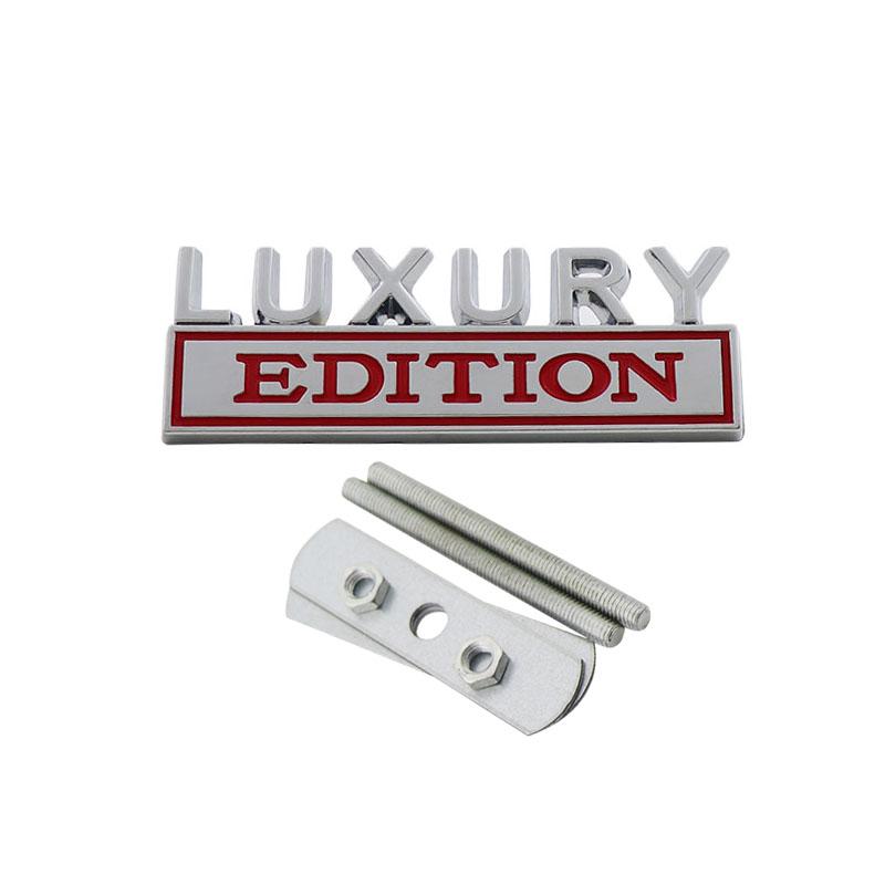 3D Car Styling Luxury Edition car Grille Fender trunk Rear Bonnet Nameplate Decal Emblem Badge Sticker