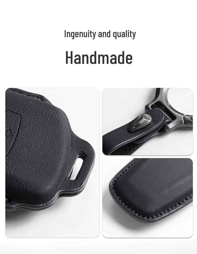 Leapmotor C11/C01/T03 2024 Pouzdro na klíče - Plně ochranný kryt pro muže a ženy, Vysoce kvalitní černá textura.