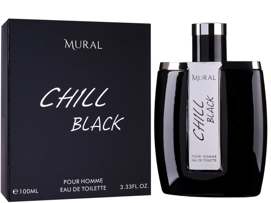 Chill Black Mural Toilet Water