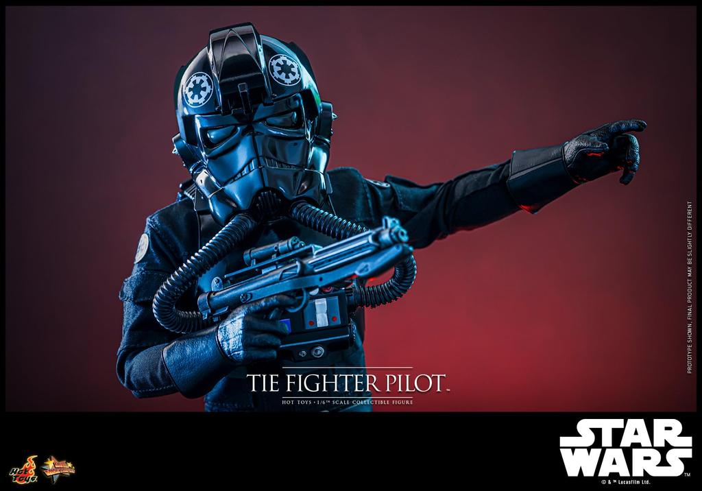 Movie Masterpiece Star Wars Episode A New Hope TIE Fighter Pilot Scale Figure IV 1/6